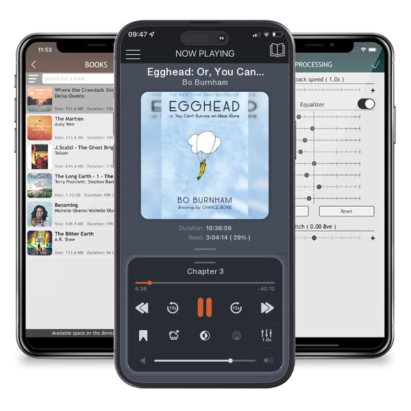 Download fo free audiobook Egghead: Or, You Can't Survive on Ideas Alone by Bo Burnham and listen anywhere on your iOS devices in the ListenBook app.