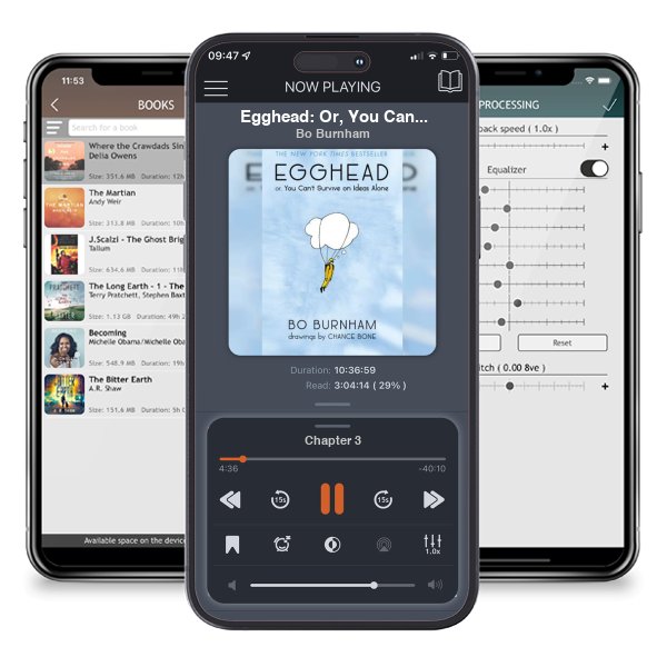 Download fo free audiobook Egghead: Or, You Can't Survive on Ideas Alone by Bo Burnham and listen anywhere on your iOS devices in the ListenBook app.