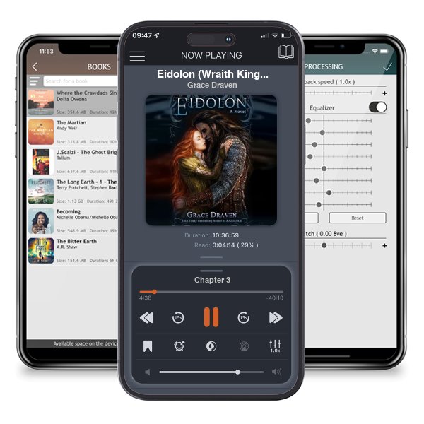 Download fo free audiobook Eidolon (Wraith Kings, #2) by Grace Draven and listen anywhere on your iOS devices in the ListenBook app.
