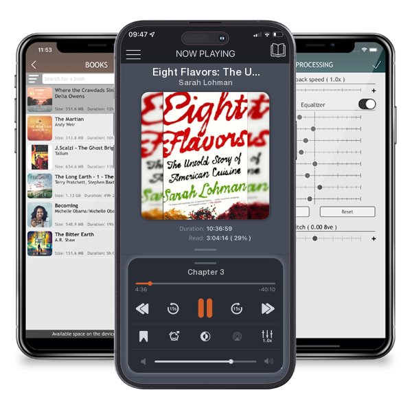 Download fo free audiobook Eight Flavors: The Untold Story of American Cuisine by Sarah Lohman and listen anywhere on your iOS devices in the ListenBook app.