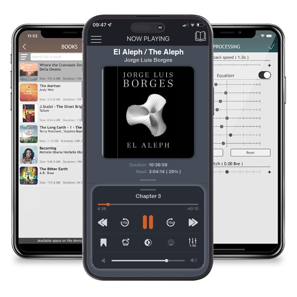 Descargar audiolibro gratis El Aleph / The Aleph by Jorge Luis Borges y escuchar en cualquier lugar en sus dispositivos iOS en la aplicación ListenBook.