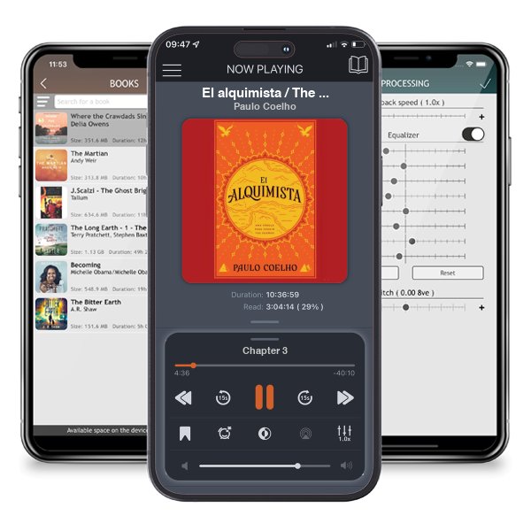 Descargar audiolibro gratis El alquimista / The Alchemist by Paulo Coelho y escuchar en cualquier lugar en sus dispositivos iOS en la aplicación ListenBook.