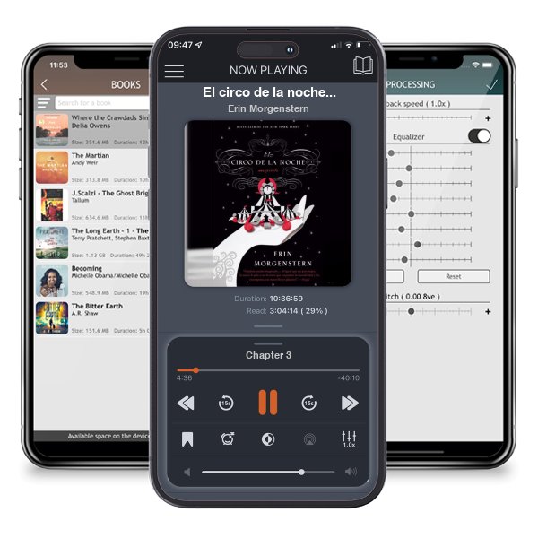 Descargar audiolibro gratis El circo de la noche (The Night Circus) by Erin Morgenstern y escuchar en cualquier lugar en sus dispositivos iOS en la aplicación ListenBook.