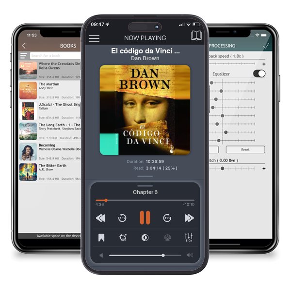 Descargar audiolibro gratis El código da Vinci (The Da Vinci Code) by Dan Brown y escuchar en cualquier lugar en sus dispositivos iOS en la aplicación ListenBook.