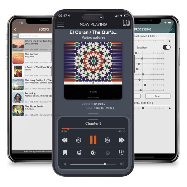 Descargar audiolibro gratis El Coran / The Qur'an by Varios autores y escuchar en cualquier lugar en sus dispositivos iOS en la aplicación ListenBook.