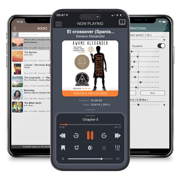 Descargar audiolibro gratis El crossover (Spanish Edition) by Kwame Alexander y escuchar en cualquier lugar en sus dispositivos iOS en la aplicación ListenBook.