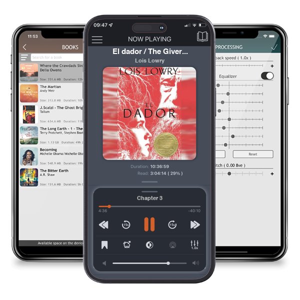 Descargar audiolibro gratis El dador / The Giver (Newbery Award Winner) by Lois Lowry y escuchar en cualquier lugar en sus dispositivos iOS en la aplicación ListenBook.