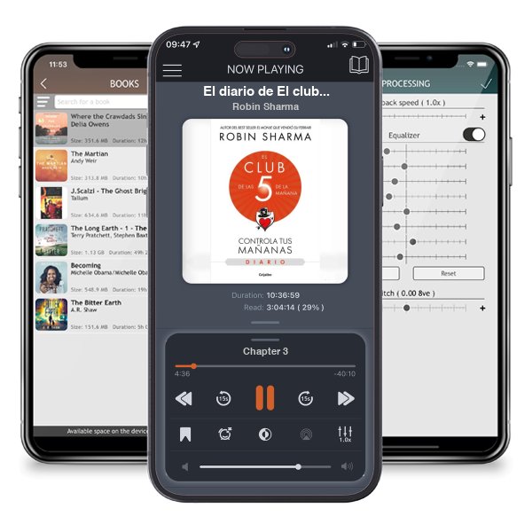 Descargar audiolibro gratis El diario de El club de las 5 de la mañana / The 5AM Club: Own Your Morning. Ele va te Your Life by Robin Sharma y escuchar en cualquier lugar en sus dispositivos iOS en la aplicación ListenBook.