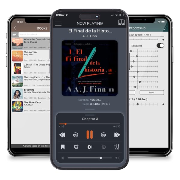 Download fo free audiobook El Final de la Historia / End of Story by A. J. Finn and listen anywhere on your iOS devices in the ListenBook app.