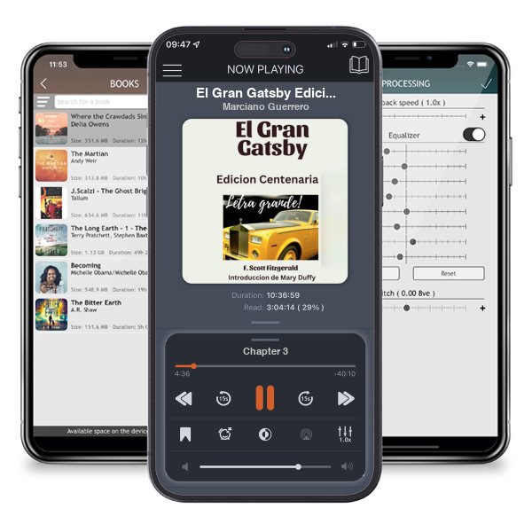 Descargar audiolibro gratis El Gran Gatsby Edicion Centenaria: En Letra Grande by Marciano Guerrero y escuchar en cualquier lugar en sus dispositivos iOS en la aplicación ListenBook.