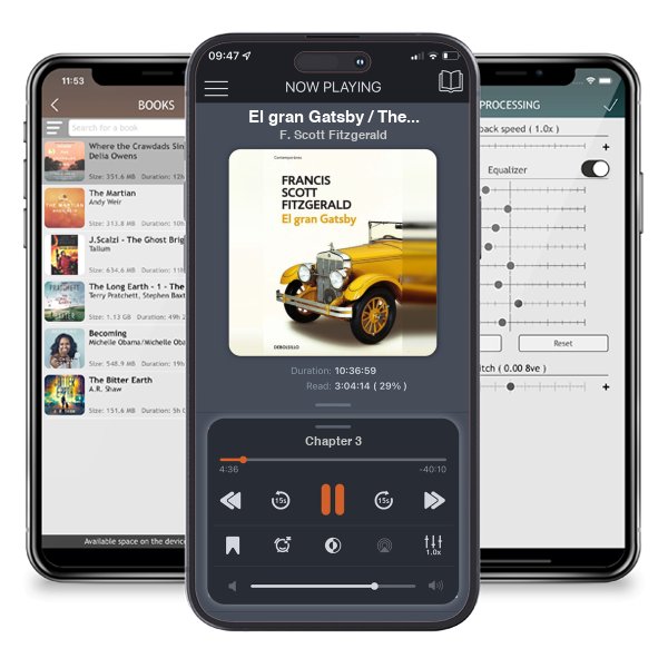 Descargar audiolibro gratis El gran Gatsby / The Great Gatsby by F. Scott Fitzgerald y escuchar en cualquier lugar en sus dispositivos iOS en la aplicación ListenBook.