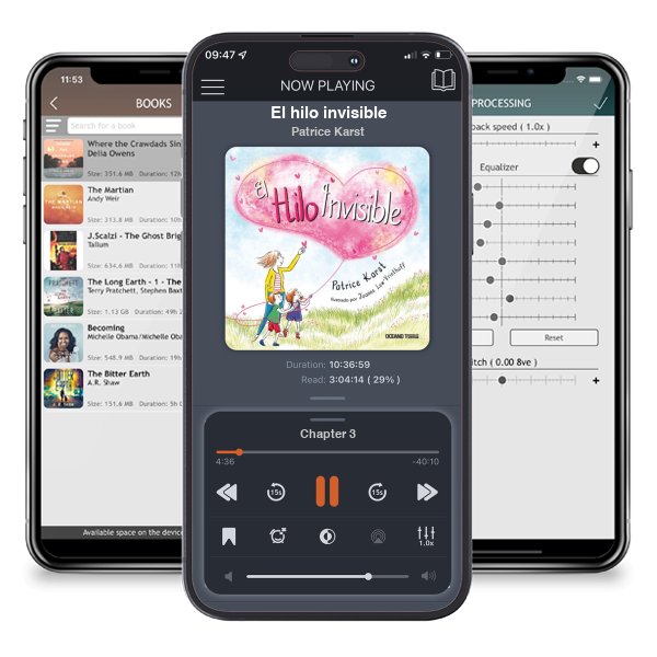 Descargar audiolibro gratis El hilo invisible by Patrice Karst y escuchar en cualquier lugar en sus dispositivos iOS en la aplicación ListenBook.