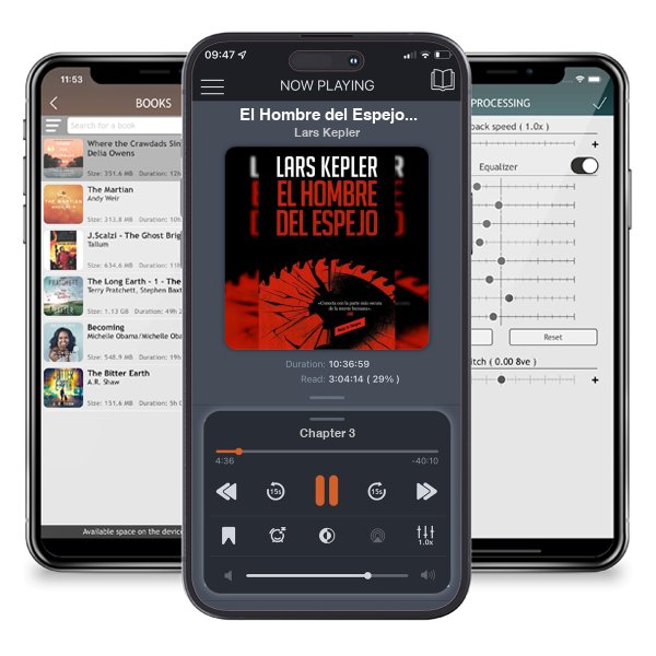 Download fo free audiobook El Hombre del Espejo / The Mirror Man by Lars Kepler and listen anywhere on your iOS devices in the ListenBook app.