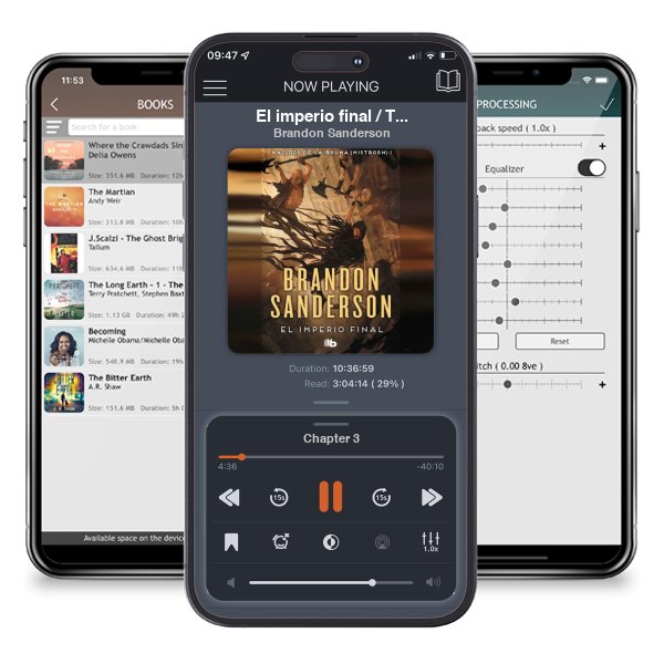 Descargar audiolibro gratis El imperio final / The Final Empire by Brandon Sanderson y escuchar en cualquier lugar en sus dispositivos iOS en la aplicación ListenBook.