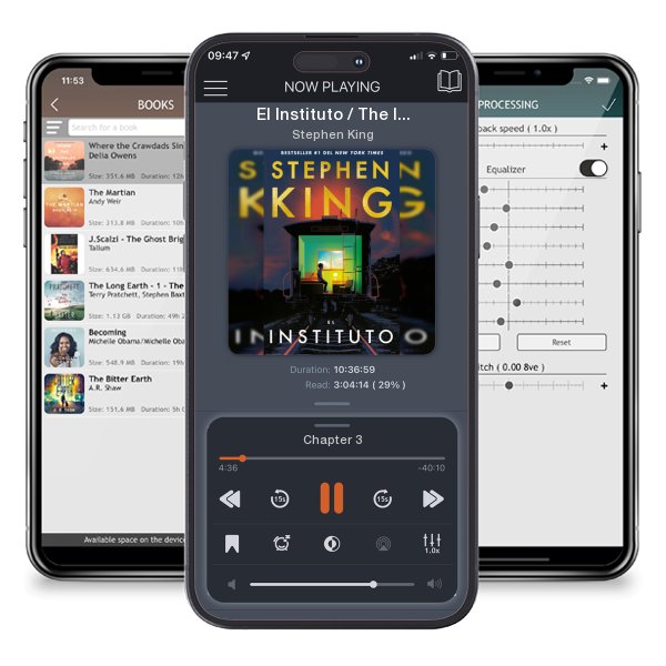 Download fo free audiobook El Instituto / The Institute by Stephen King and listen anywhere on your iOS devices in the ListenBook app.