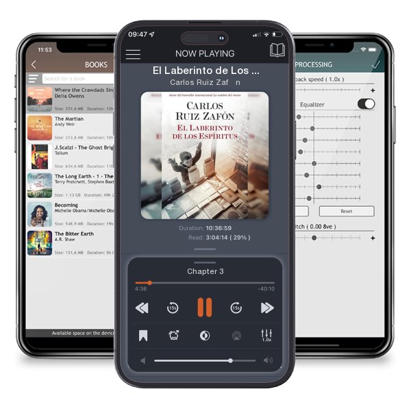 Download fo free audiobook El Laberinto de Los Espíritus / The Labyrinth of Spirits by Carlos Ruiz Zafón and listen anywhere on your iOS devices in the ListenBook app.