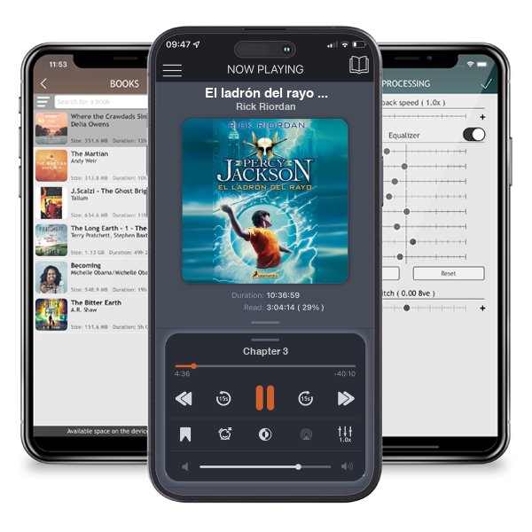 Descargar audiolibro gratis El ladrón del rayo (The Lightning Thief) by Rick Riordan y escuchar en cualquier lugar en sus dispositivos iOS en la aplicación ListenBook.