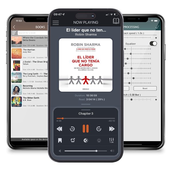 Descargar audiolibro gratis El líder que no tenía cargo: Una fábula moderna sobre el liderazgo en la empresa y en la vida / The Leader Who Had No Title by Robin Sharma y escuchar en cualquier lugar en sus dispositivos iOS en la aplicación ListenBook.