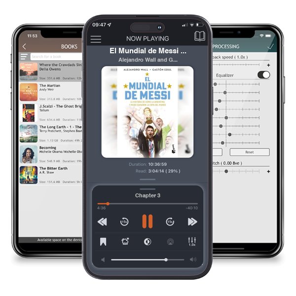 Download fo free audiobook El Mundial de Messi / Messi's World Cup by Alejandro Wall and Gastón Edul and listen anywhere on your iOS devices in the ListenBook app.