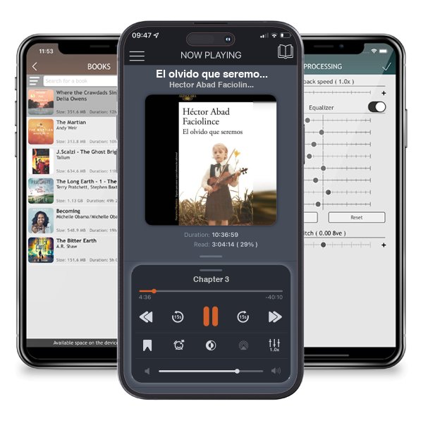 Descargar audiolibro gratis El olvido que seremos / Memories of My Father by Hector Abad Faciolince y escuchar en cualquier lugar en sus dispositivos iOS en la aplicación ListenBook.