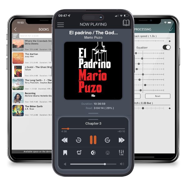 Descargar audiolibro gratis El padrino / The Godfather by Mario Puzo y escuchar en cualquier lugar en sus dispositivos iOS en la aplicación ListenBook.