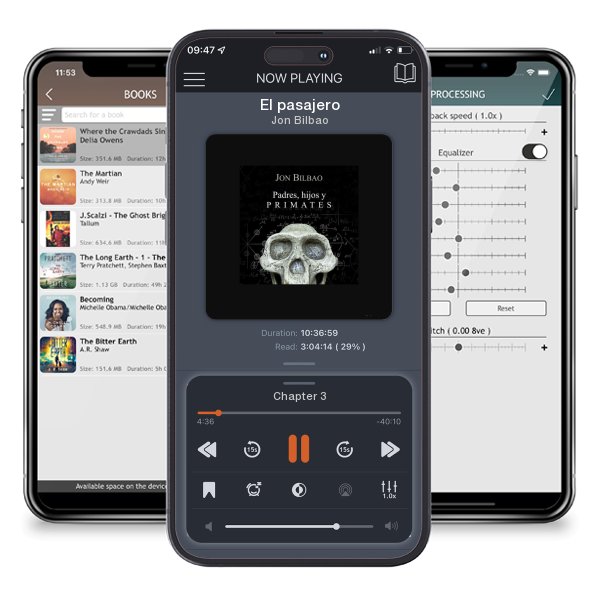 Download fo free audiobook El pasajero by Jon Bilbao and listen anywhere on your iOS devices in the ListenBook app.