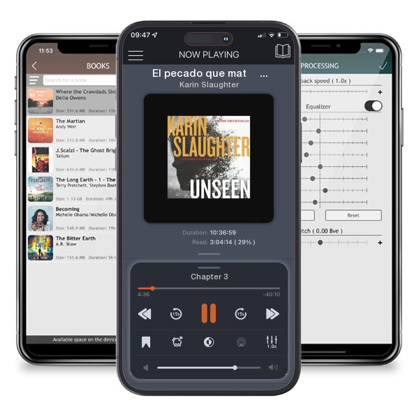 Download fo free audiobook El pecado que mató a Carolina Martín by Karin Slaughter and listen anywhere on your iOS devices in the ListenBook app.