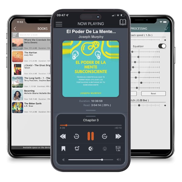 Descargar audiolibro gratis El Poder De La Mente Subconsciente by Joseph Murphy y escuchar en cualquier lugar en sus dispositivos iOS en la aplicación ListenBook.