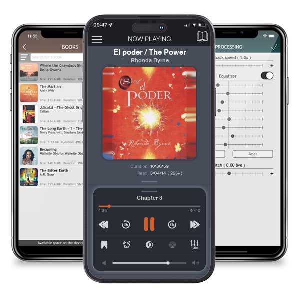 Descargar audiolibro gratis El poder / The Power by Rhonda Byrne y escuchar en cualquier lugar en sus dispositivos iOS en la aplicación ListenBook.