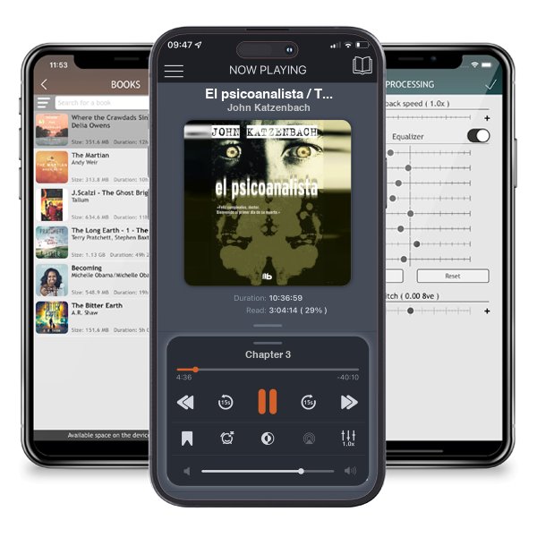 Descargar audiolibro gratis El psicoanalista / The Analyst by John Katzenbach y escuchar en cualquier lugar en sus dispositivos iOS en la aplicación ListenBook.