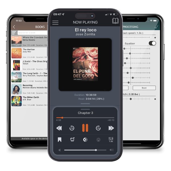 Download fo free audiobook El rey loco by Jose Zorrilla and listen anywhere on your iOS devices in the ListenBook app.