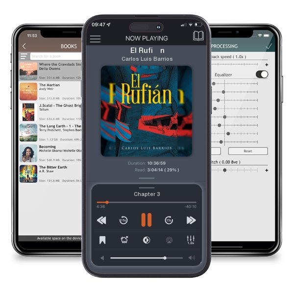 Download fo free audiobook El Rufián by Carlos Luis Barrios and listen anywhere on your iOS devices in the ListenBook app.