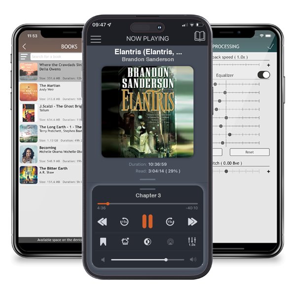 Download fo free audiobook Elantris (Elantris, #1) by Brandon Sanderson and listen anywhere on your iOS devices in the ListenBook app.