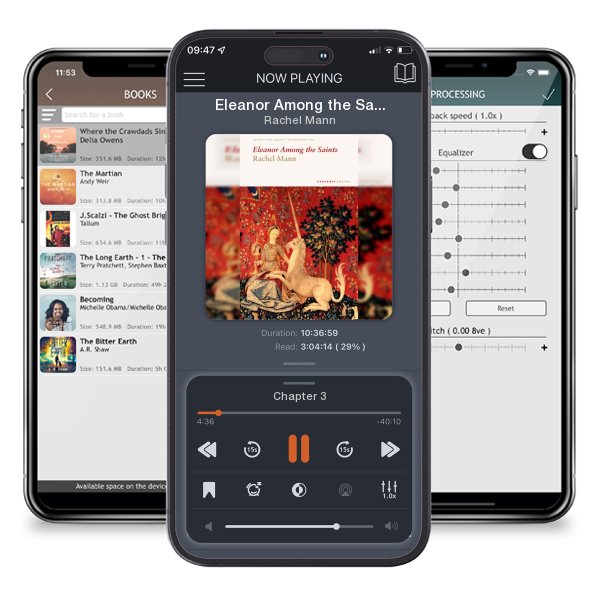 Download fo free audiobook Eleanor Among the Saints by Rachel Mann and listen anywhere on your iOS devices in the ListenBook app.