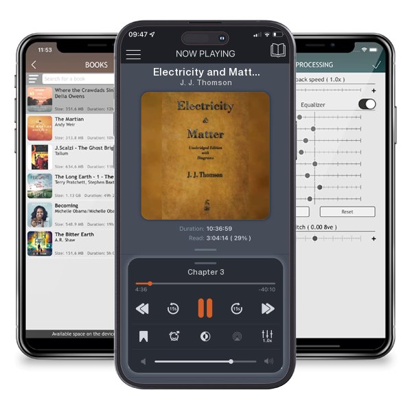 Download fo free audiobook Electricity and Matter by J. J. Thomson and listen anywhere on your iOS devices in the ListenBook app.