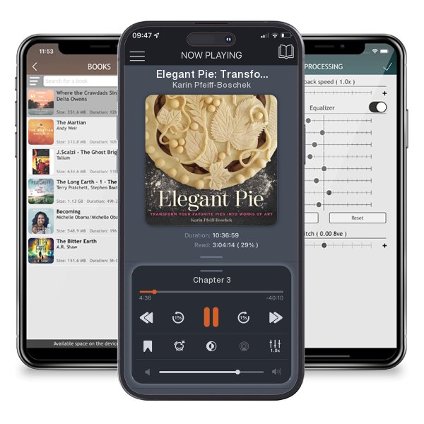 Download fo free audiobook Elegant Pie: Transform Your Favorite Pies Into Works of Art by Karin Pfeiff-Boschek and listen anywhere on your iOS devices in the ListenBook app.