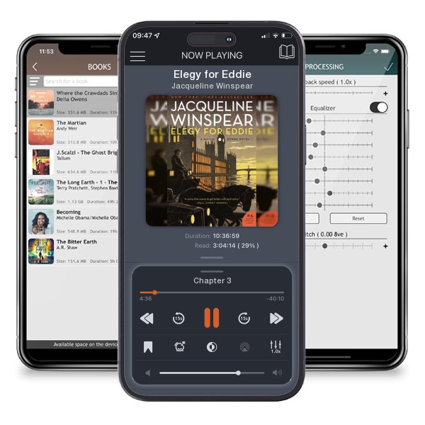 Download fo free audiobook Elegy for Eddie by Jacqueline Winspear and listen anywhere on your iOS devices in the ListenBook app.