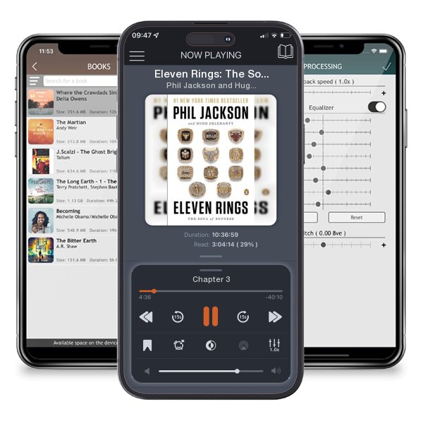 Download fo free audiobook Eleven Rings: The Soul of Success by Phil Jackson and Hugh Delehanty and listen anywhere on your iOS devices in the ListenBook app.