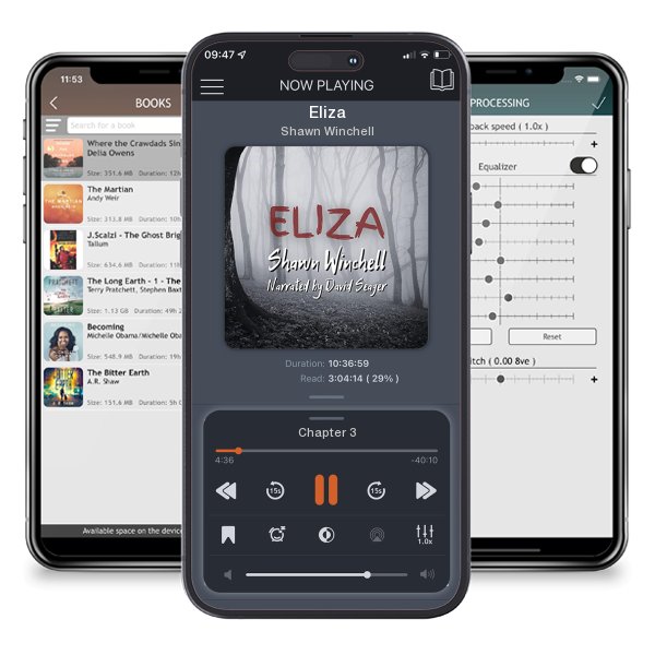 Download fo free audiobook Eliza by Shawn Winchell and listen anywhere on your iOS devices in the ListenBook app.