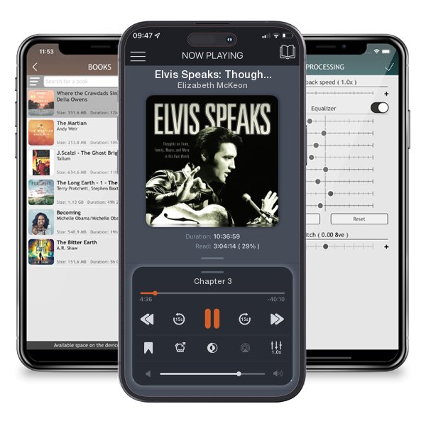 Download fo free audiobook Elvis Speaks: Thoughts on Fame, Family, Music, and More in His Own Words by Elizabeth McKeon and listen anywhere on your iOS devices in the ListenBook app.