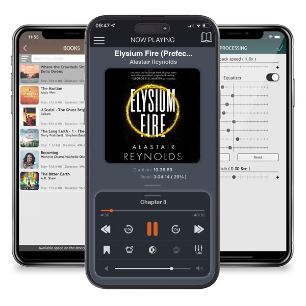 Download fo free audiobook Elysium Fire (Prefect Dreyfus Emergency, #2) by Alastair Reynolds and listen anywhere on your iOS devices in the ListenBook app.