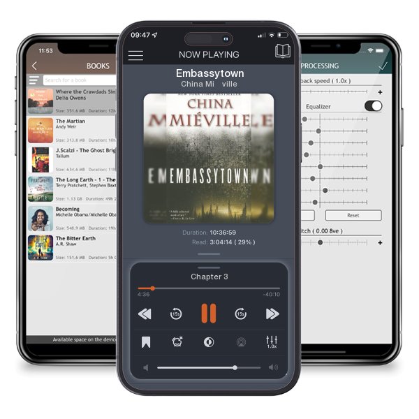 Download fo free audiobook Embassytown by China Miéville and listen anywhere on your iOS devices in the ListenBook app.