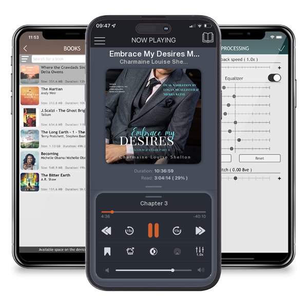 Download fo free audiobook Embrace My Desires Malcolm & Starr, Part II by Charmaine Louise Shelton and listen anywhere on your iOS devices in the ListenBook app.