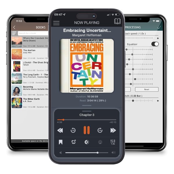 Download fo free audiobook Embracing Uncertainty: How writers, musicians and artists thrive in an unpredictable world by Margaret Heffernan and listen anywhere on your iOS devices in the ListenBook app.