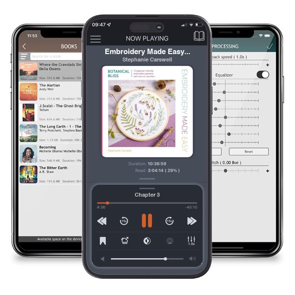 Download fo free audiobook Embroidery Made Easy: Botanical Bliss: 12 Beginner-Friendly Embroidery Patterns with Iron-on Transfers - Embroidery Made Easy by Stephanie Carswell and listen anywhere on your iOS devices in the ListenBook app.