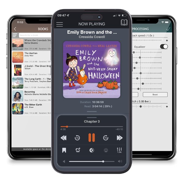 Download fo free audiobook Emily Brown and the Not-Very-Spooky Halloween by Cressida Cowell and listen anywhere on your iOS devices in the ListenBook app.