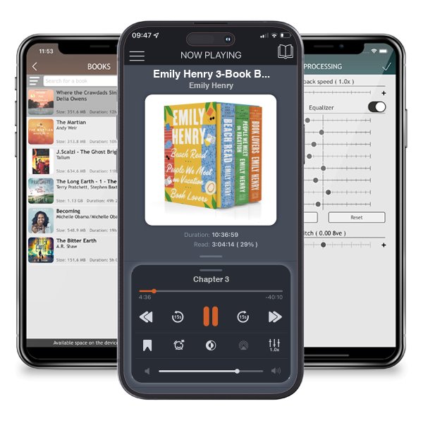Download fo free audiobook Emily Henry 3-Book Boxed Set: Beach Read, People We Meet on Vacation, and Book Lovers by Emily Henry and listen anywhere on your iOS devices in the ListenBook app.