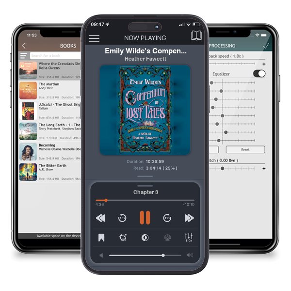 Download fo free audiobook Emily Wilde\'s Compendium of Lost Tales (Emily Wilde, #3) by Heather Fawcett and listen anywhere on your iOS devices in the ListenBook app.