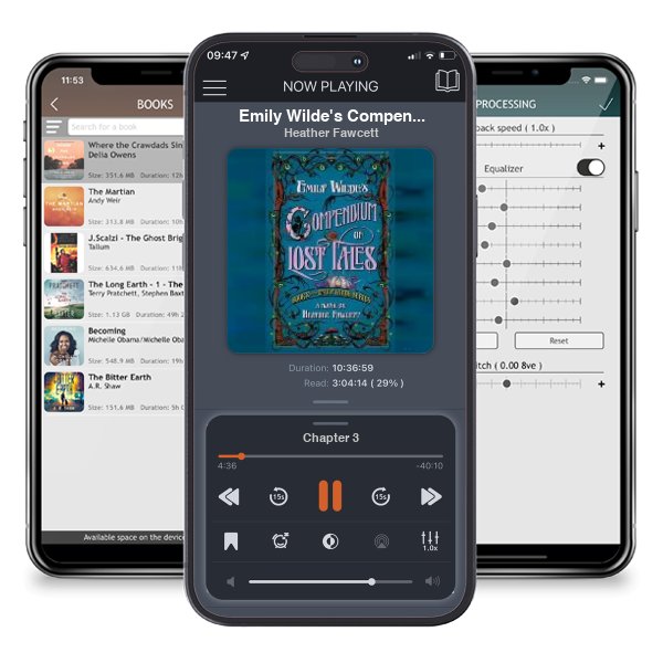 Download fo free audiobook Emily Wilde's Compendium of Lost Tales: Emily Wilde Book 3 by Heather Fawcett and listen anywhere on your iOS devices in the ListenBook app.