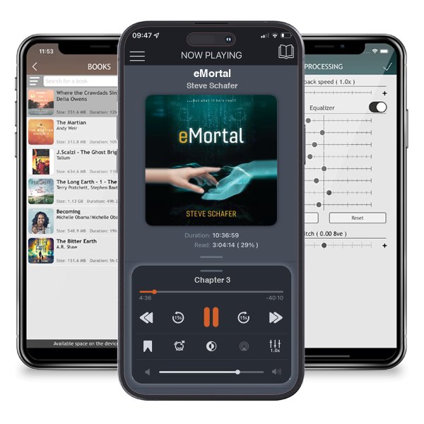 Download fo free audiobook eMortal by Steve Schafer and listen anywhere on your iOS devices in the ListenBook app.